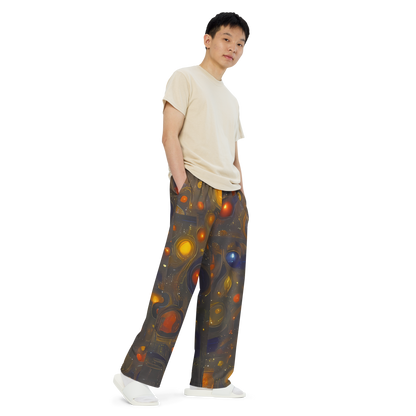 Wide-Leg Pants - Chromal Flux