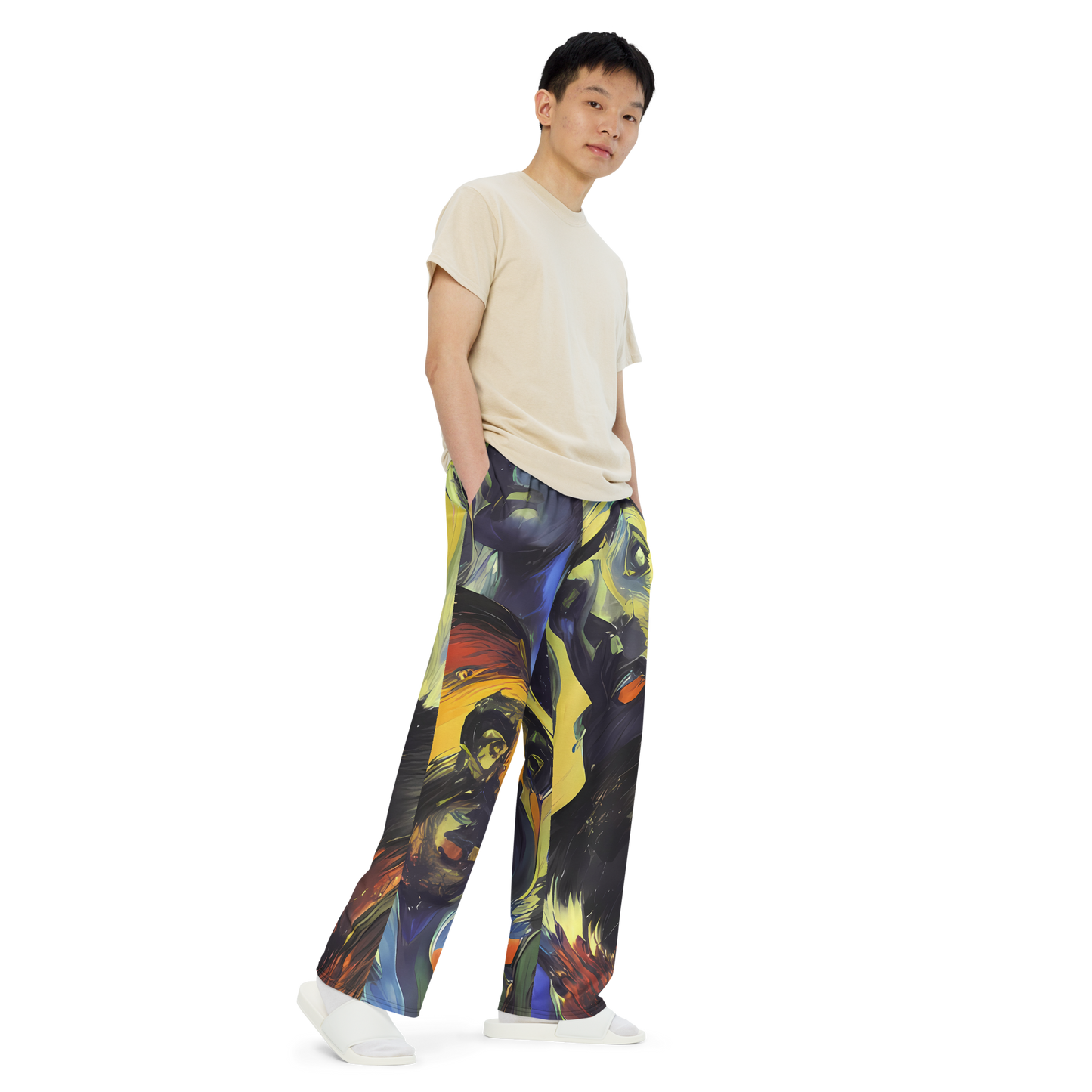 Wide-Leg Pants - Cosmic Visages