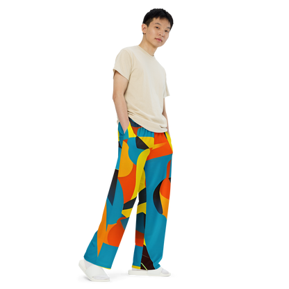 Wide-Leg Pants - Fragmented Rhapsody