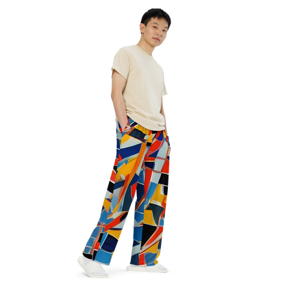 Wide-Leg Pants - Abstract Mingle