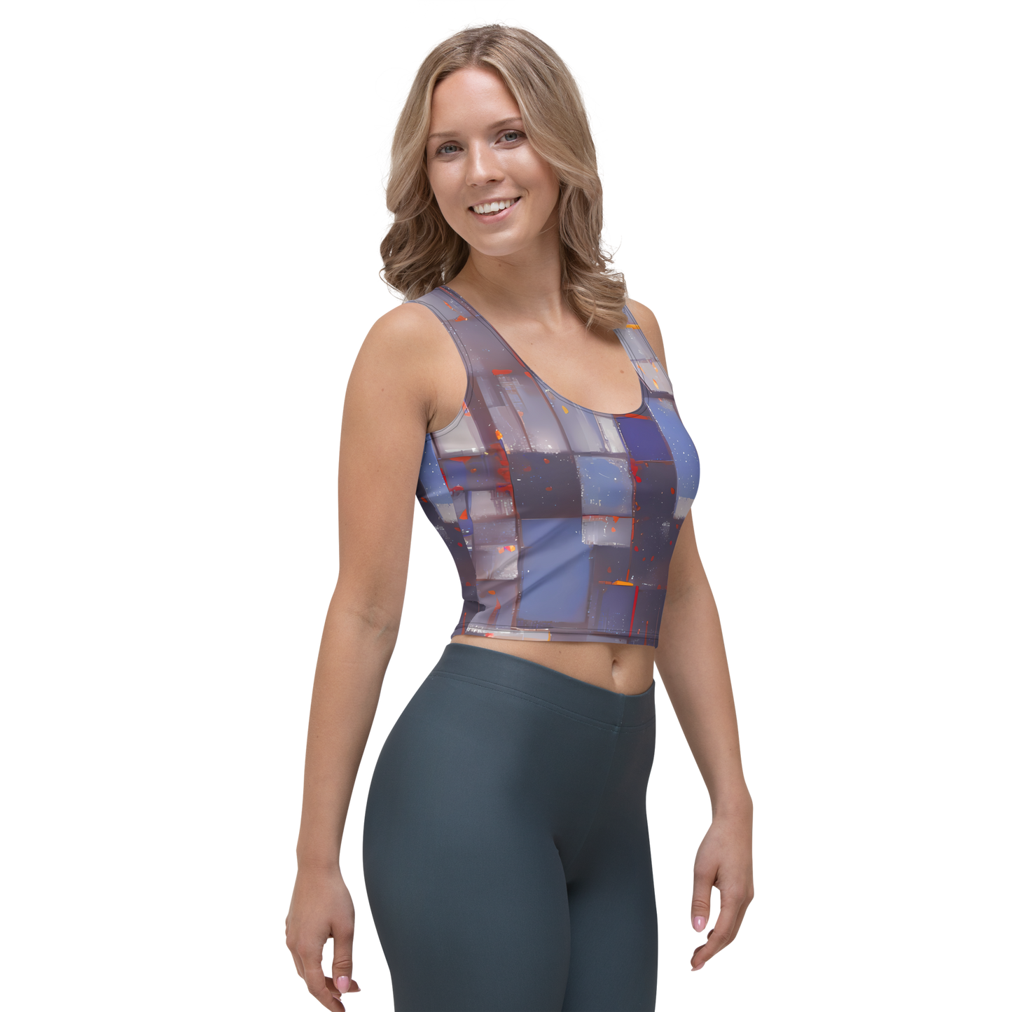 Crop Top - Cubist Rhythm