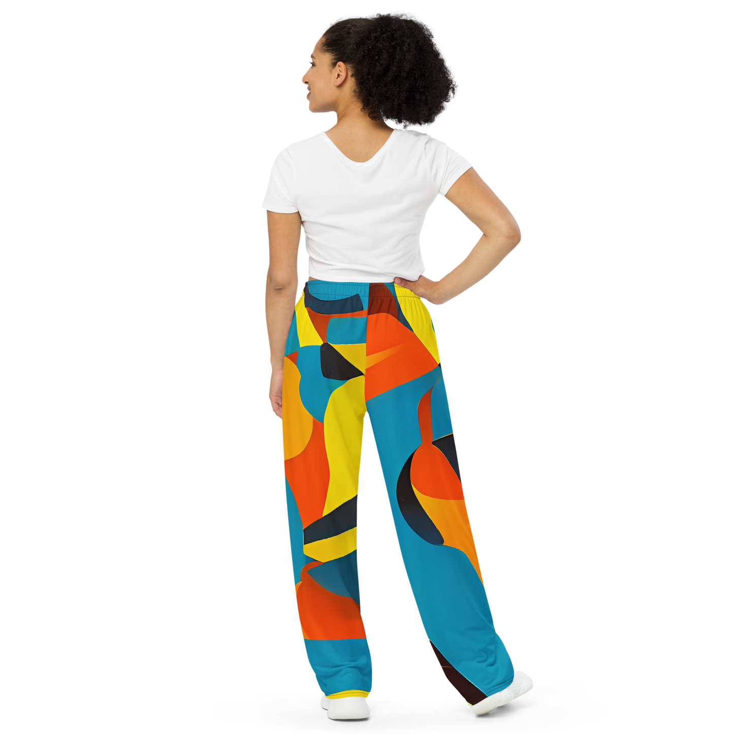 Wide-Leg Pants - Fragmented Rhapsody