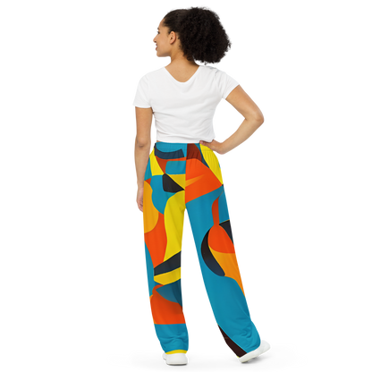 Wide-Leg Pants - Fragmented Rhapsody