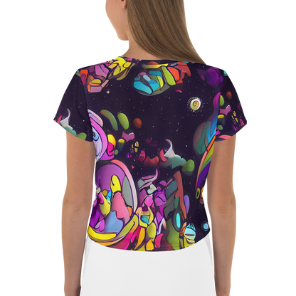 Women's Crop Tee - Galactic Playground