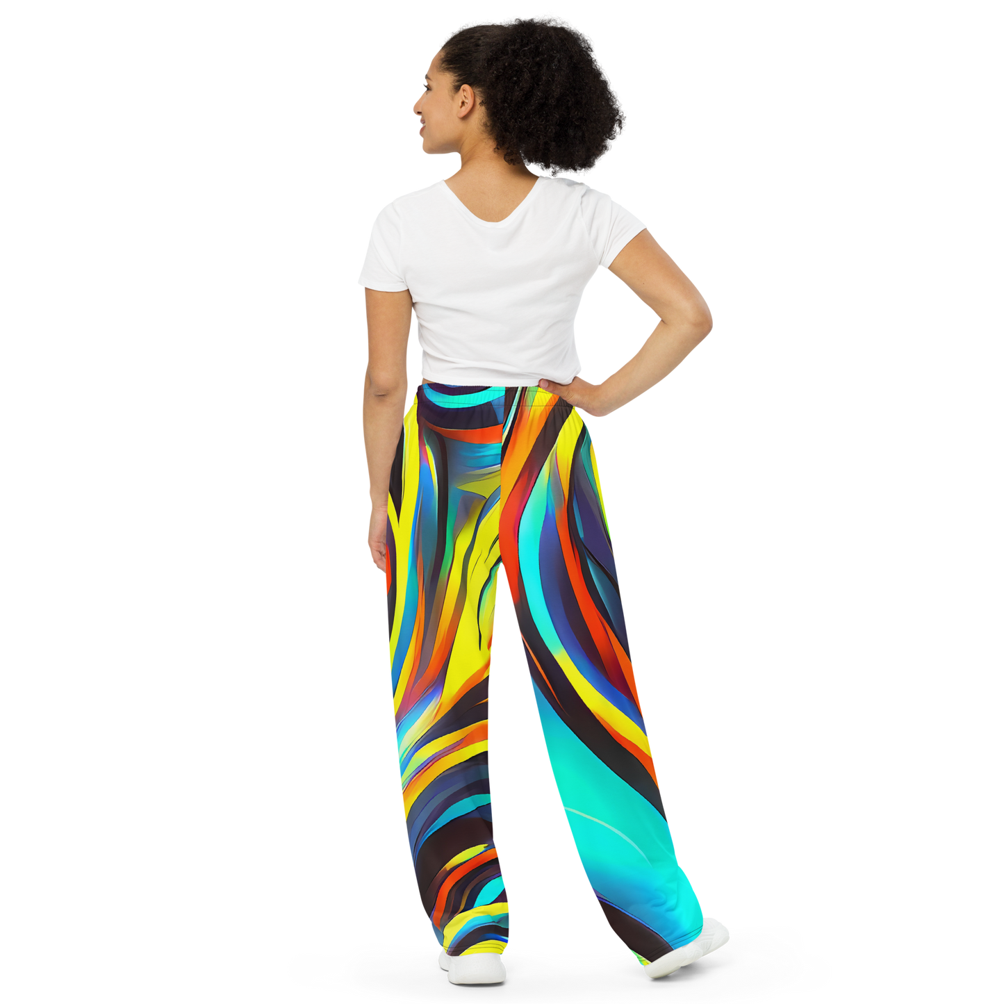 Wide-Leg Pants - Cyber Surge