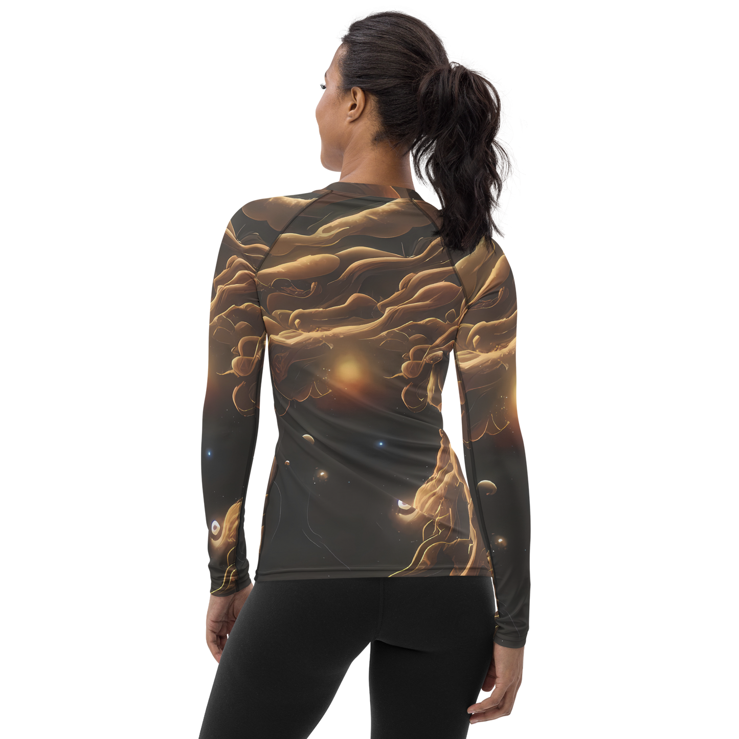 Women's Rash Guard - Ether Tangle