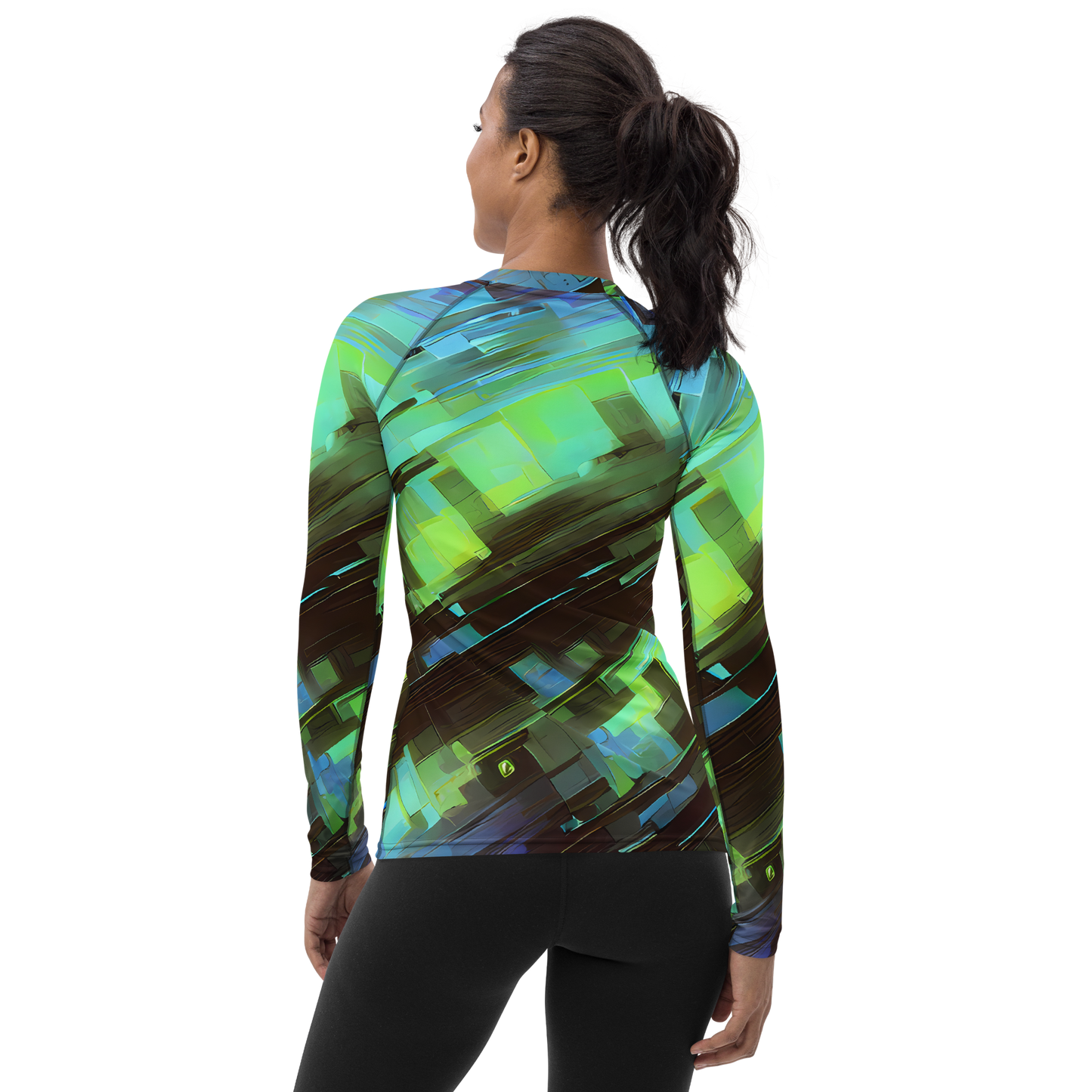 Women's Rash Guard - Cyber Shard