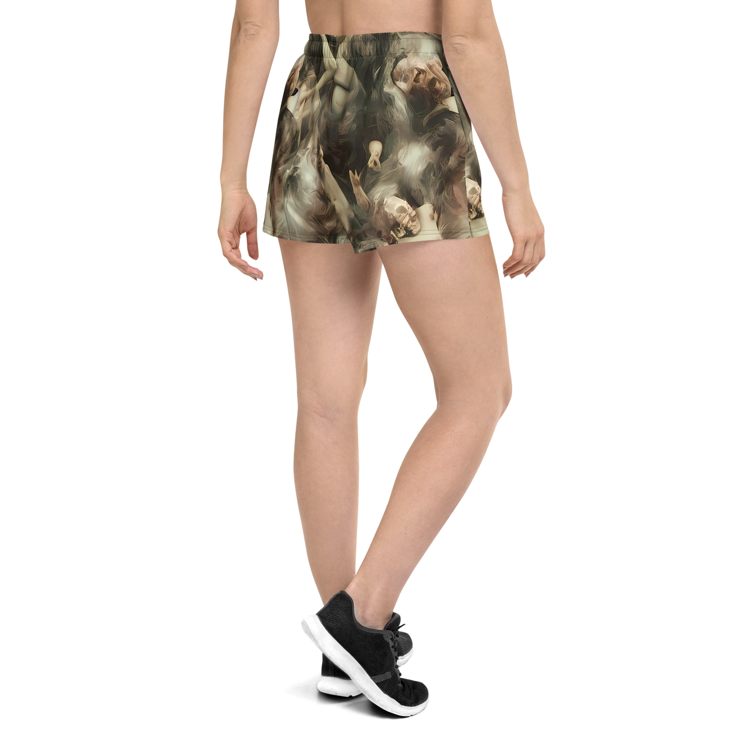 Women’s Athletic Shorts - Ceramic Swirl