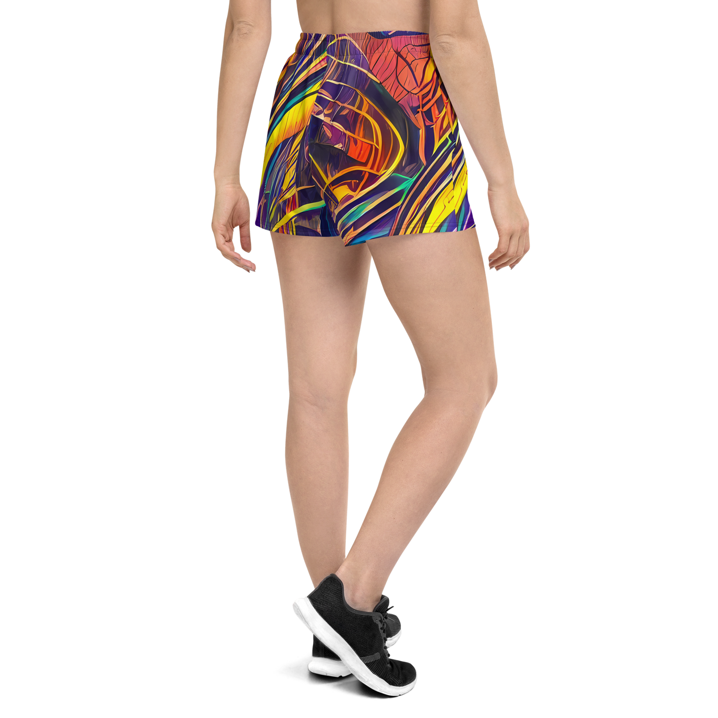 Women’s Athletic Shorts - Vector Rhapsody