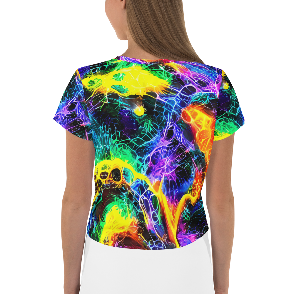 Women's Crop Tee - Vivid Veil