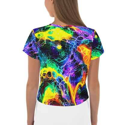 Women's Crop Tee - Vivid Veil