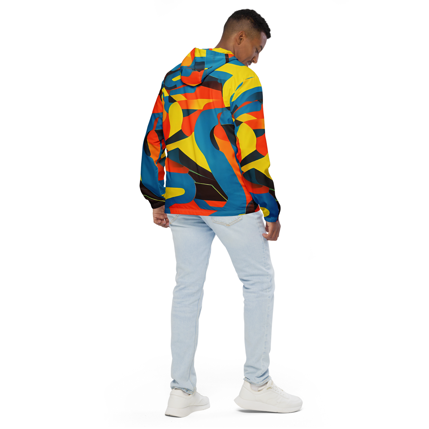 Men's Windbreaker - Fragmented Rhapsody