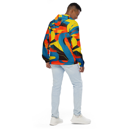 Men's Windbreaker - Fragmented Rhapsody