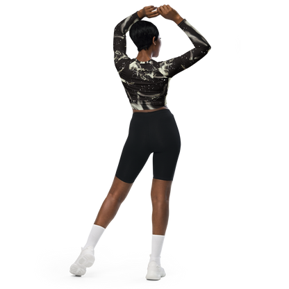 Long Sleeve Crop Top - Newton's Silhouette