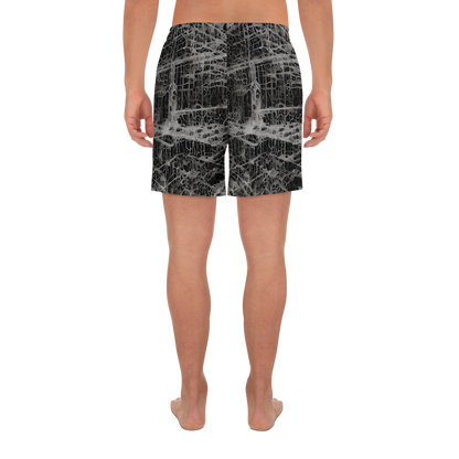Men's Athletic Shorts - Monochrome Mesh