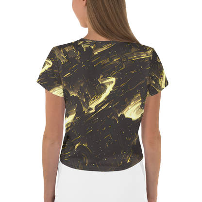 Women's Crop Tee - Oceanic Echo