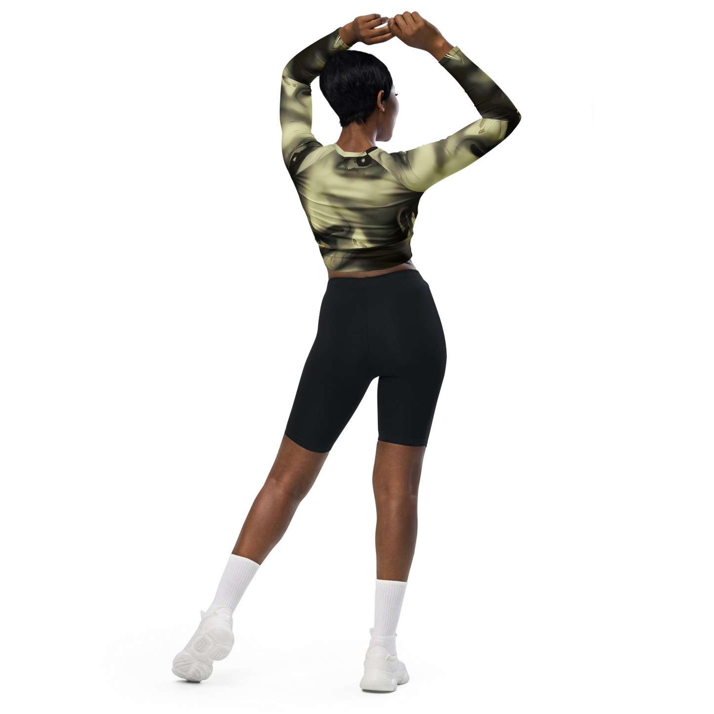 Long Sleeve Crop Top - Newtonian Whisper