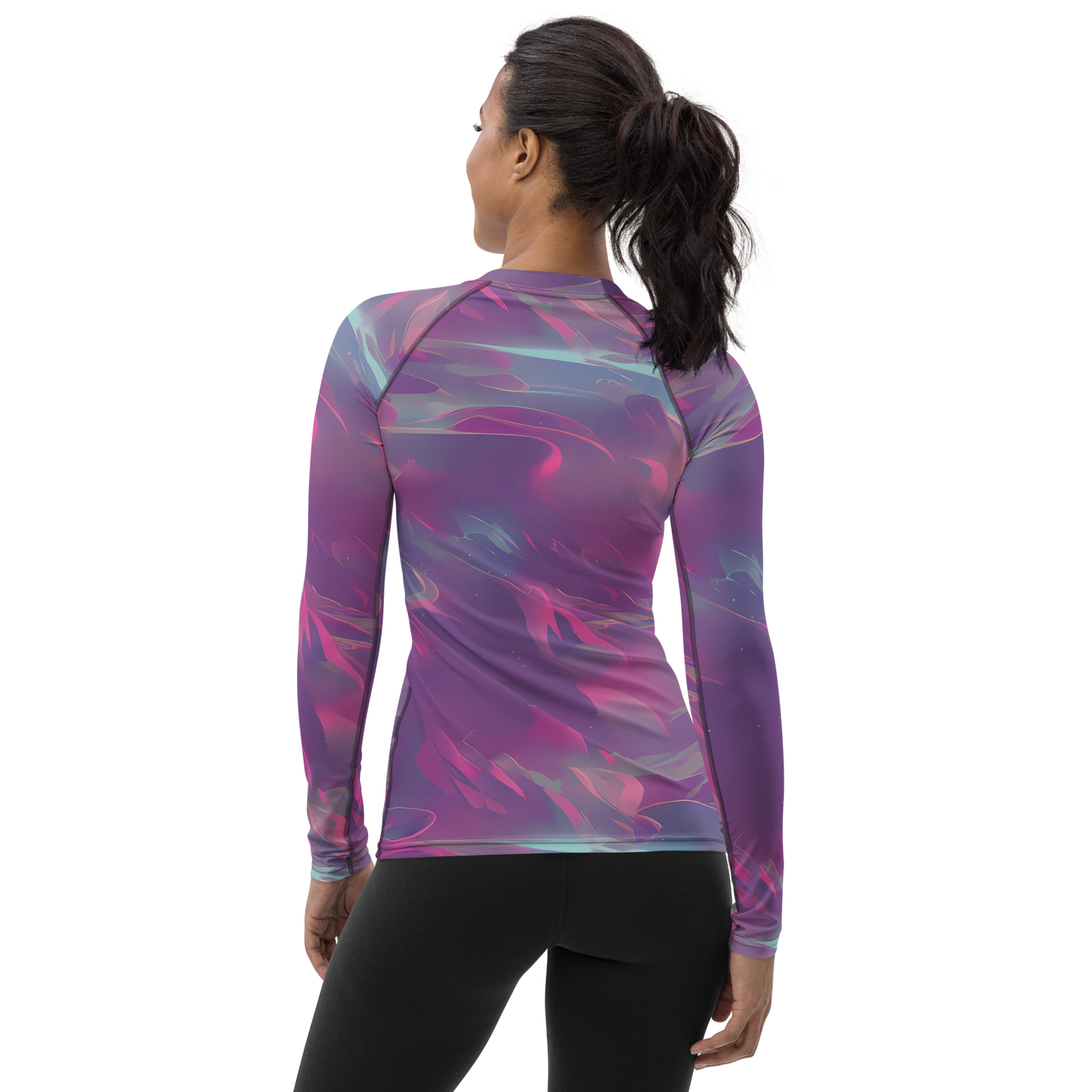 Women's Rash Guard - Dreamscape Swirl