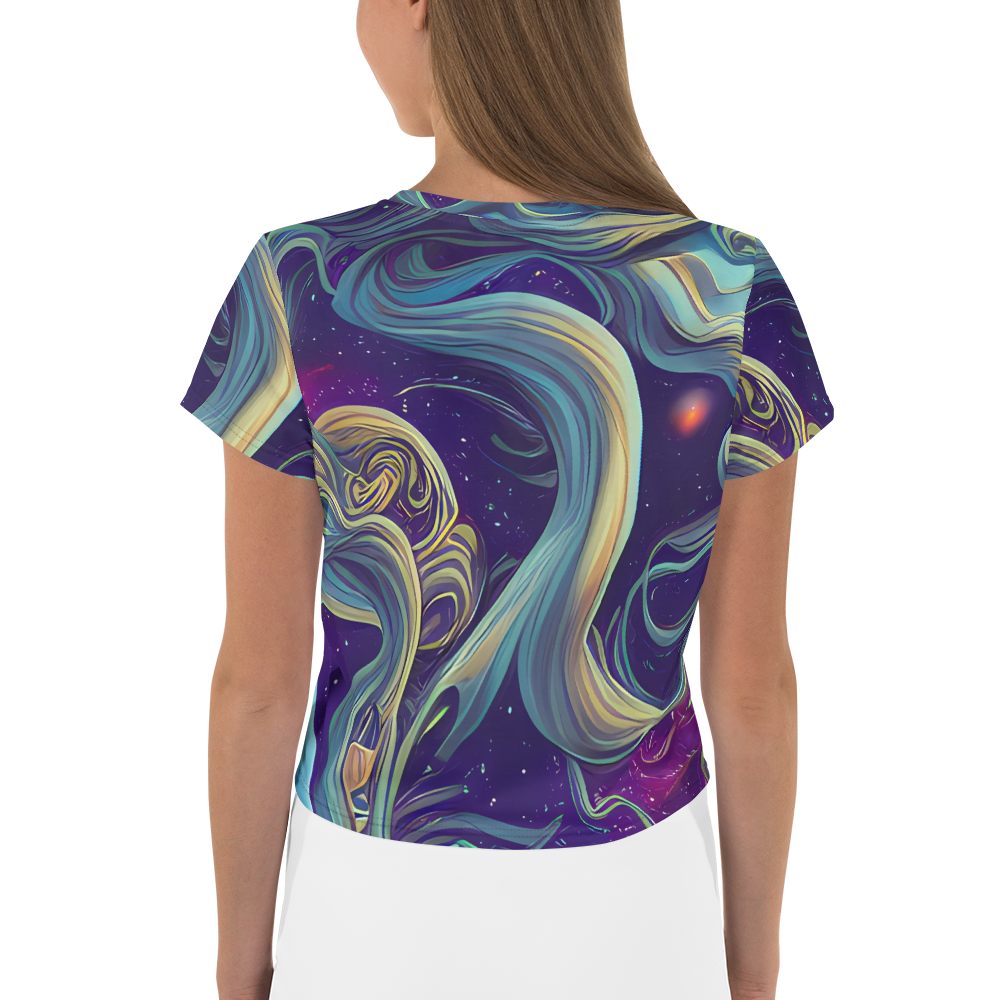 Women's Crop Tee - Stellar Waves