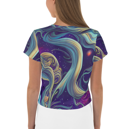 Women's Crop Tee - Stellar Waves