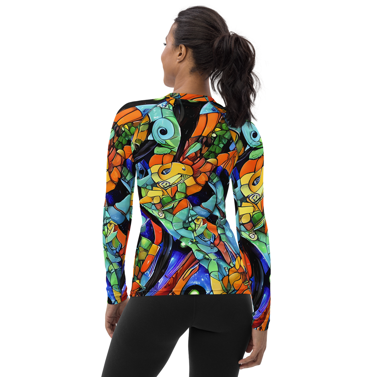 Women's Rash Guard - Cascade Muralista