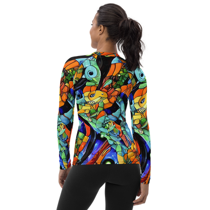 Women's Rash Guard - Cascade Muralista