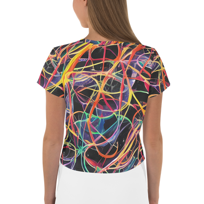 Women's Crop Tee - Acconci Twirl