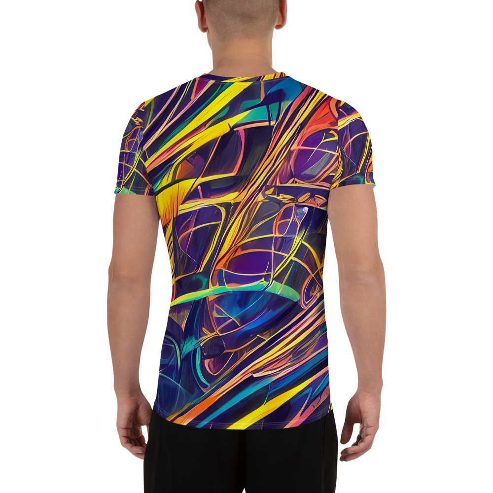 Men's Athletic T-Shirt - Vector Rhapsody