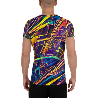 Men's Athletic T-Shirt - Vector Rhapsody