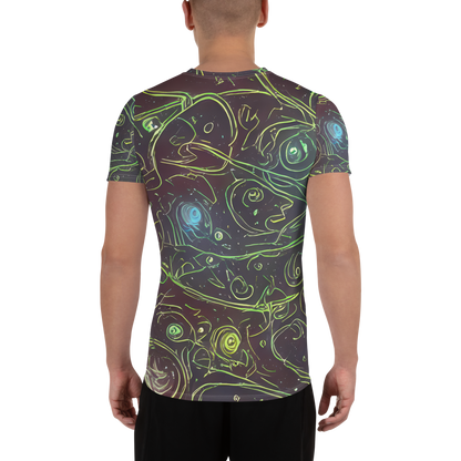 Men's Athletic T-Shirt - Starfield Scrolls