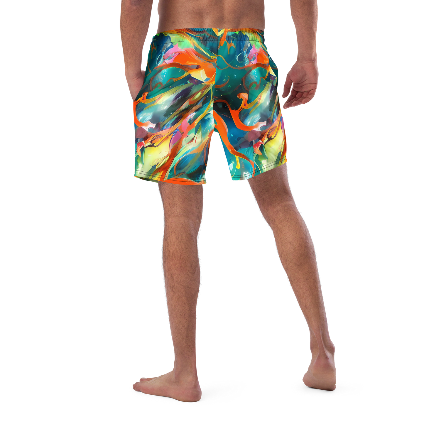 Swim Trunks - Cecily’S Swirl