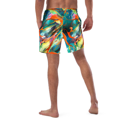 Swim Trunks - Cecily’S Swirl