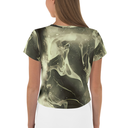 Women's Crop Tee - Biomech Whirl