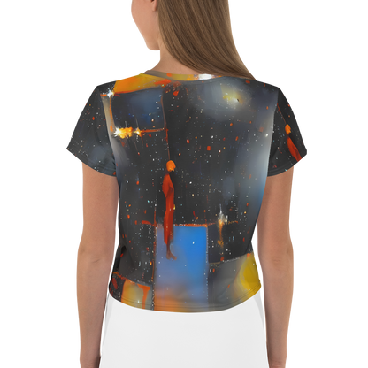 Women's Crop Tee - Monet's Matrix