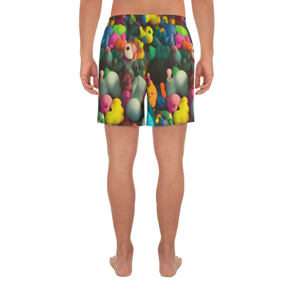 Men's Athletic Shorts - Bubble Pop Art