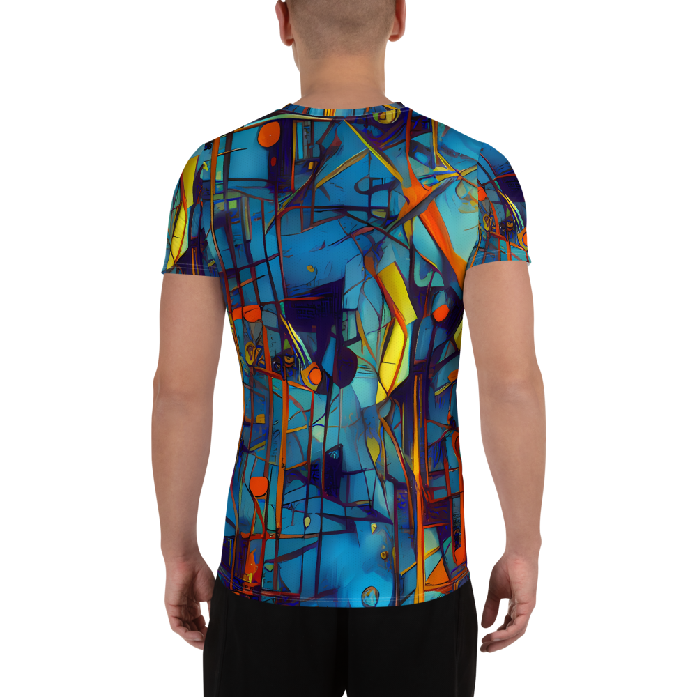 Men's Athletic T-Shirt - Abstract Eddy