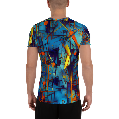 Men's Athletic T-Shirt - Abstract Eddy