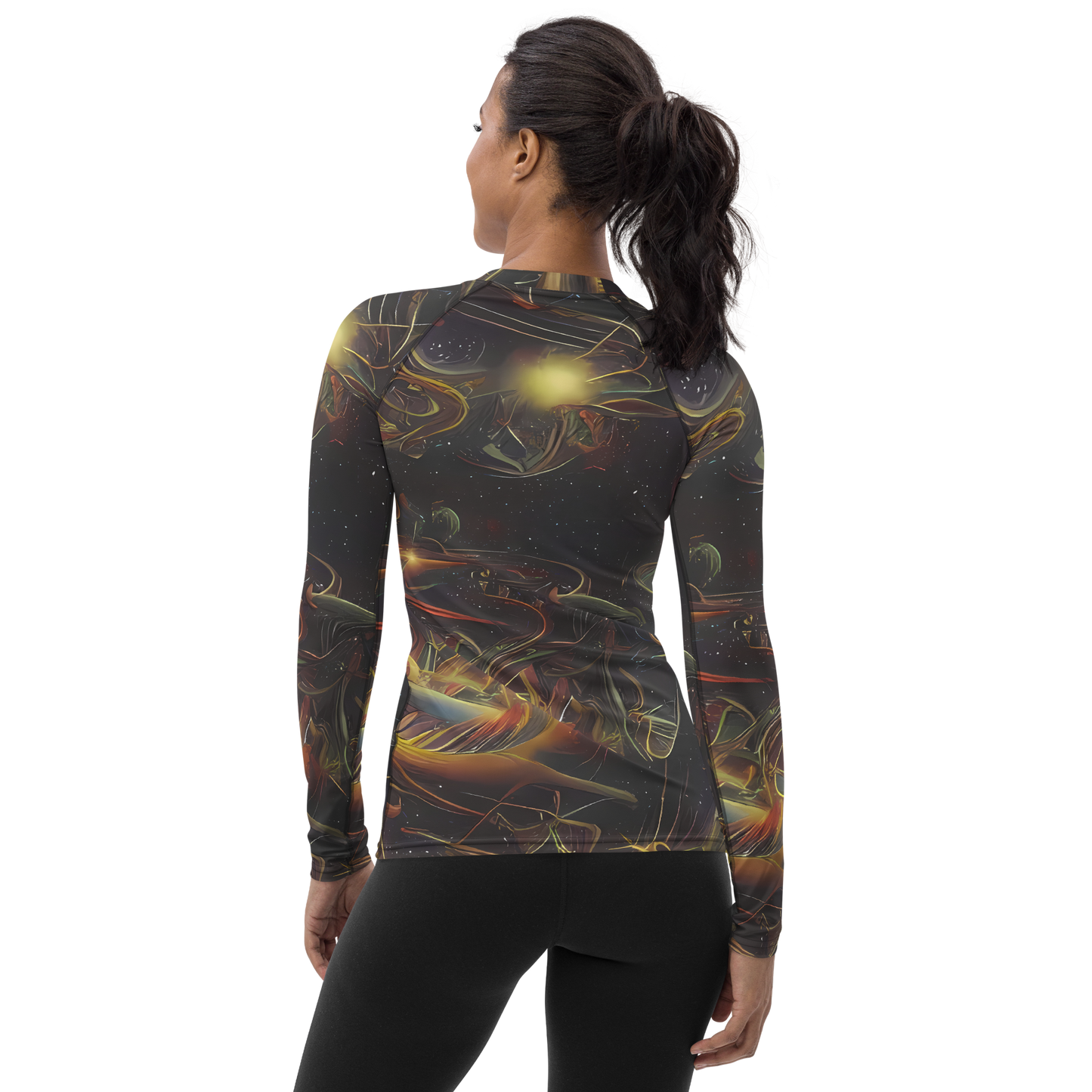 Women's Rash Guard - Galactic Swirl