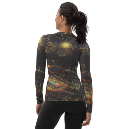 Women's Rash Guard - Galactic Swirl