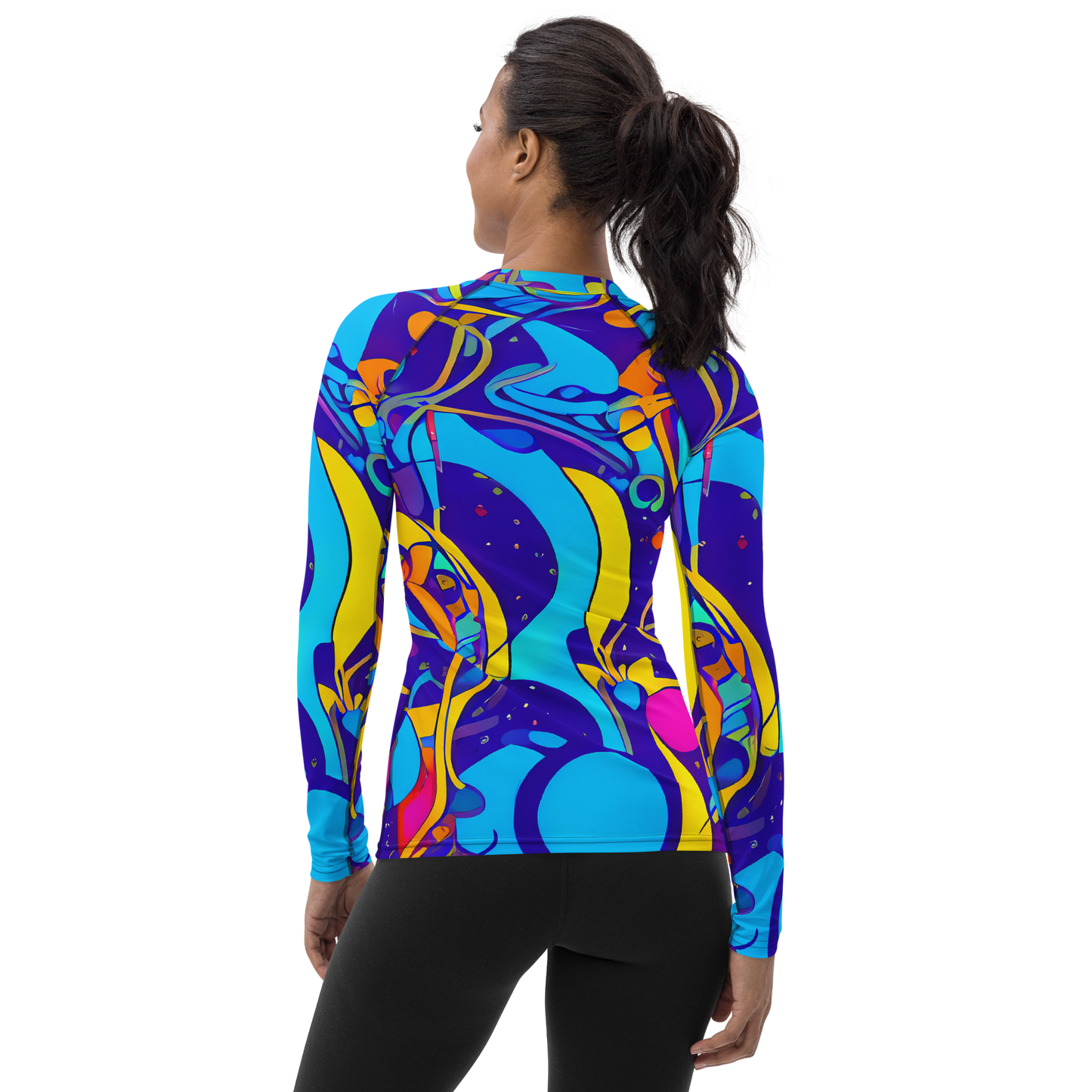 Women's Rash Guard - Spectral Tangle