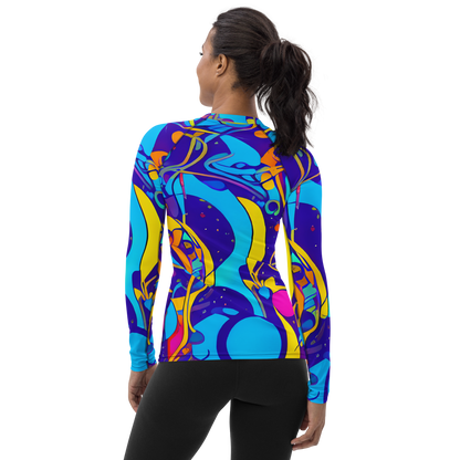 Women's Rash Guard - Spectral Tangle