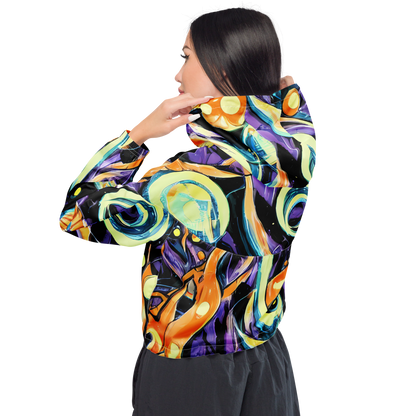 Women's Cropped Windbreaker - Dorothy's Whirl