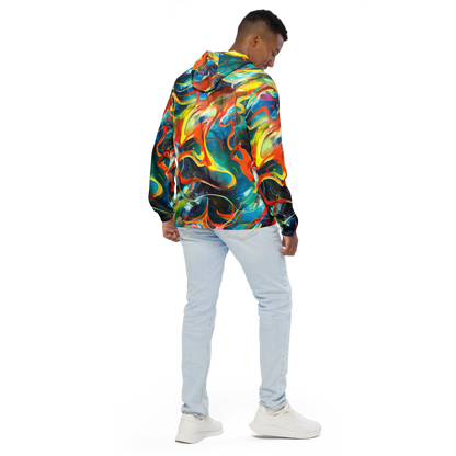 Men's Windbreaker - Cecily’S Swirl