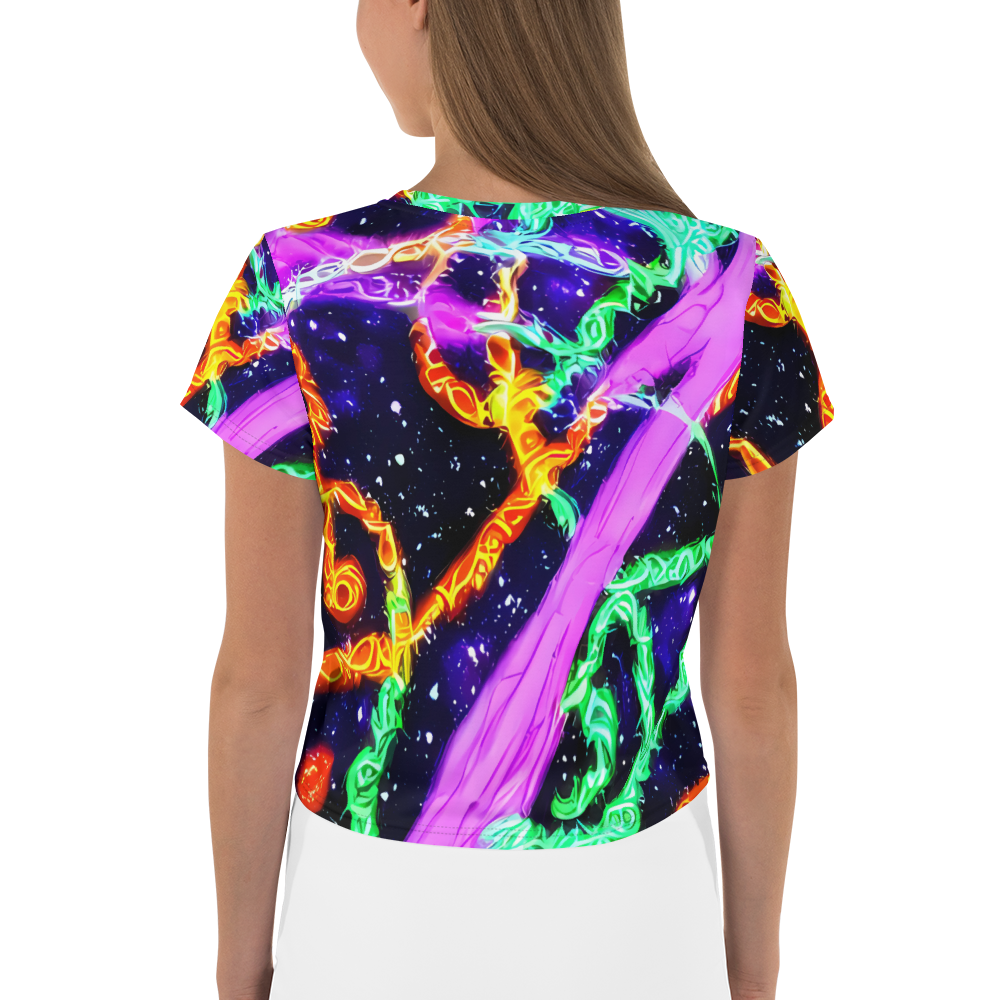 Women's Crop Tee - Enckell's Nebula