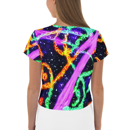 Women's Crop Tee - Enckell's Nebula