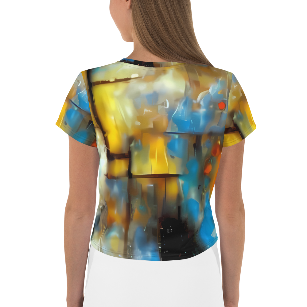 Women's Crop Tee - Kohn Cubism