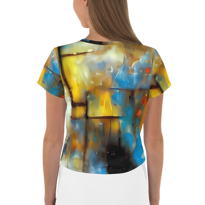 Women's Crop Tee - Kohn Cubism