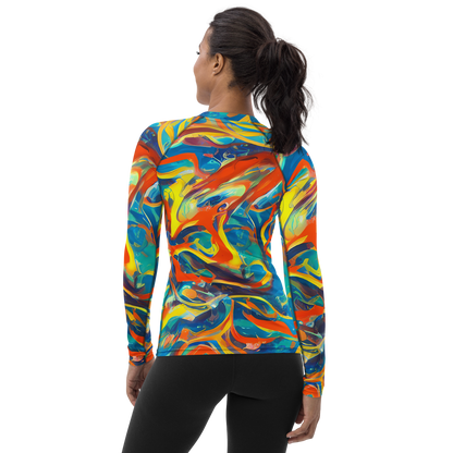 Women's Rash Guard - Chromatic Fusion