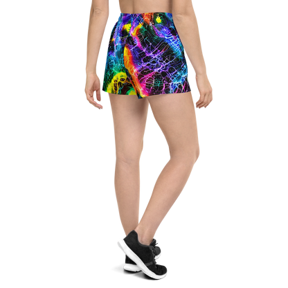 Women’s Athletic Shorts - Vivid Veil