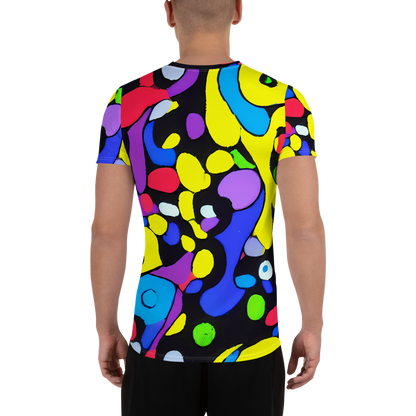 Men's Athletic T-Shirt - Miró's Mosaic